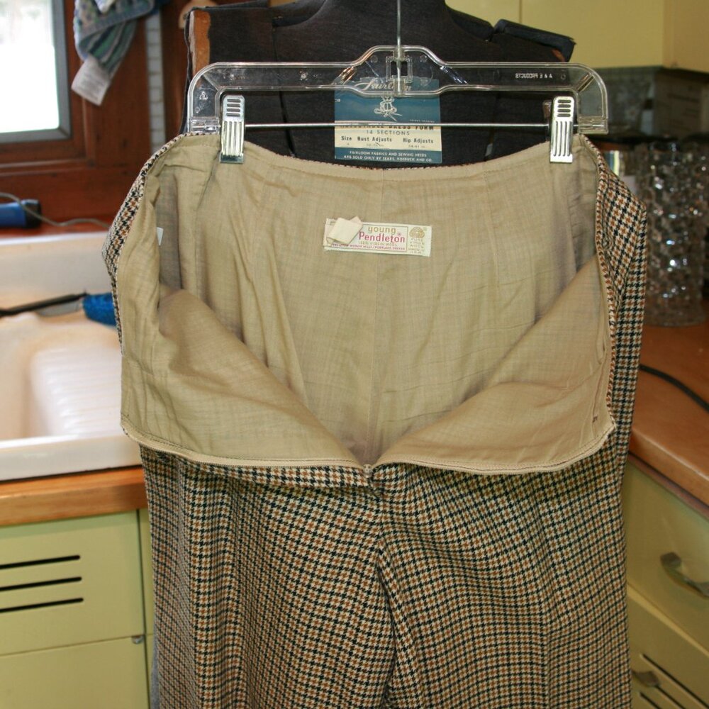 Young Pendleton Women's Wool Pants Houndstooth Sl… - image 5